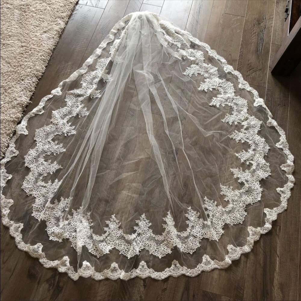 Beautiful Ivory veil,